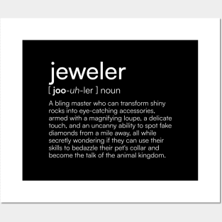 Jeweler definition Posters and Art